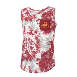 Colosseum Girls' Iowa State Cyclones Reappearing Tank Cardinal