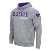 Colosseum Kansas State Wildcats Cyber 21 Hoodie Grey Heather