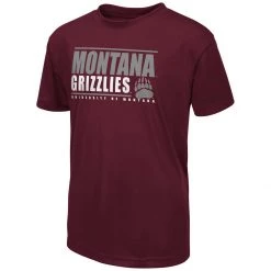Colosseum Kids' Montana Grizzlies Flash T-Shirt Maroon