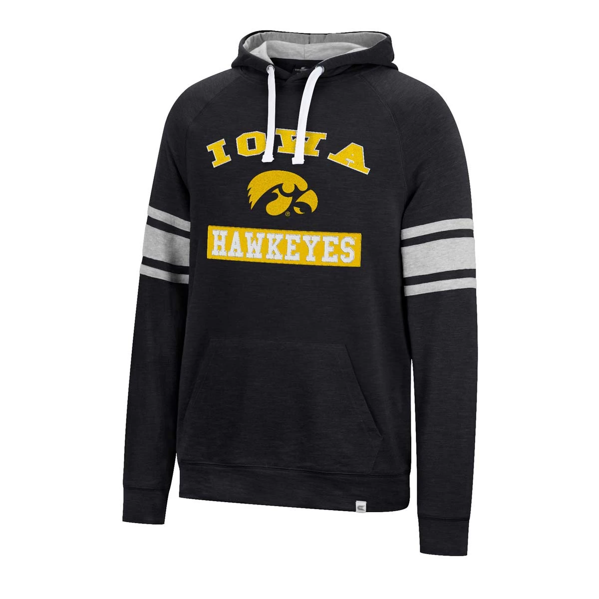 Colosseum Iowa Hawkeyes Opinion Hoodie Black 1 Colosseum Iowa Hawkeyes Opinion Hoodie Black
