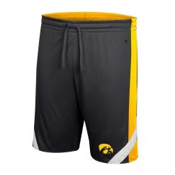 Colosseum Kids' Iowa Hawkeyes Am I Wrong Shorts Black