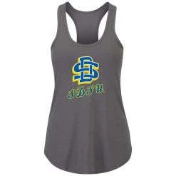 Colosseum Women's South Dakota State Jackrabbits Mila Tank Smoke Pearl