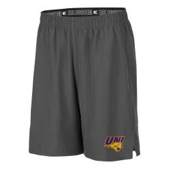 Colosseum Northern Iowa Panthers Woven Shorts Charcoal