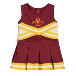 Colosseum Infant Girls' Iowa State Cyclones Carousel Cheer Set Cardinal
