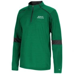 Colosseum Kids' North Dakota Fighting Hawks Slugworth 1/4 Zip Kelly Green