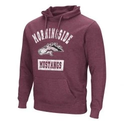 Colosseum Morningside Mustangs Now 22 Hoodie Maroon