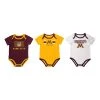 Colosseum Infant Boy's Minnesota Golden Gophers Sandcastles Onesie 3-Pack Maroon