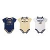Colosseum Infant Boy's Montana State Bobcats Sandcastles Onesie 3-Pack Navy