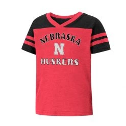 Colosseum Toddler Girls' Nebraska Cornhuskers Pie Crust T-Shirt Red -Colosseum Sales Shop unnamed file 1159