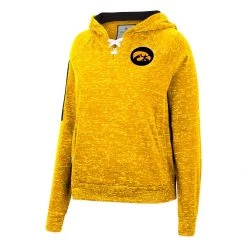 Colosseum Women's Iowa Hawkeyes Devil Sparkle Hoodie Gold -Colosseum Sales Shop unnamed file 1193
