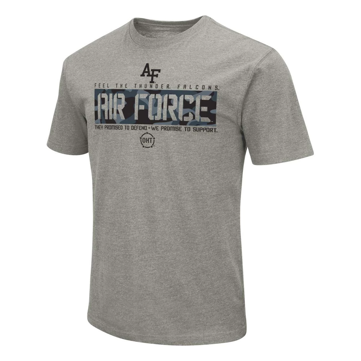 Colosseum Air Force Academy Operation Hat Trick Yorktown T-Shirt Grey Heather 1 Colosseum Air Force Academy Operation Hat Trick Yorktown T-Shirt Grey Heather