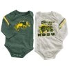 Colosseum Infant North Dakota State Bison Em 2 Pack Onesies Forest