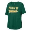 Colosseum Women's North Dakota State Bison Reporter T-Shirt Green