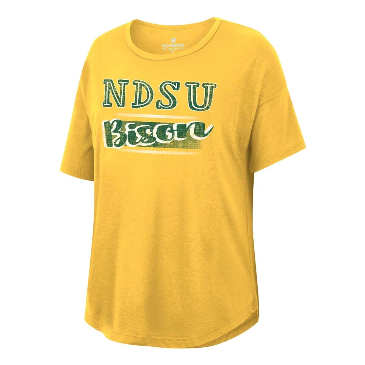 Colosseum Women's North Dakota State Bison Reporter T-Shirt Green 3 Colosseum Women's North Dakota State Bison Reporter T-Shirt Green - Image 3