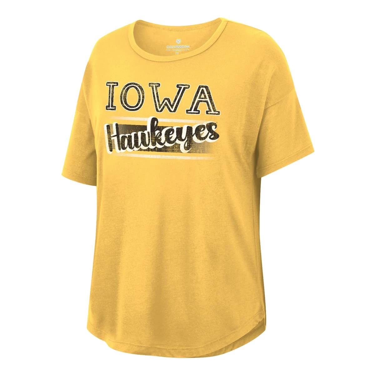 Colosseum Women's Iowa Hawkeyes Reporter T-Shirt Black 1 Colosseum Women's Iowa Hawkeyes Reporter T-Shirt Black