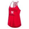 Colosseum Women's Nebraska Cornhuskers Natasha Tank Red