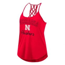 Colosseum Women's Nebraska Cornhuskers Natasha Tank Red