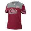 Colosseum Women's Montana Grizzlies Dinner Party T-Shirt Maroon