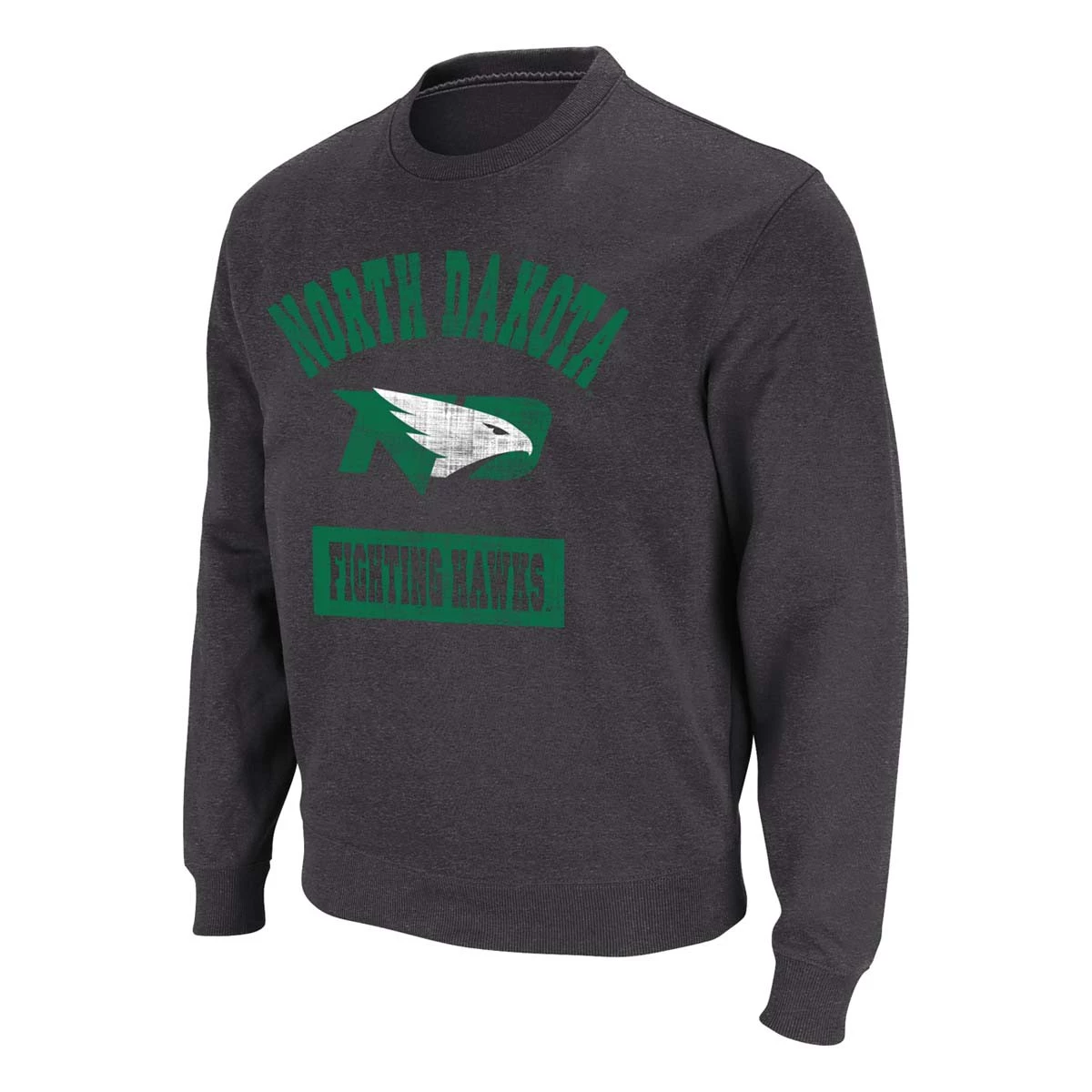 Colosseum North Dakota Fighting Hawks Now 22 Crewneck Sweatshirt Black 2 Colosseum North Dakota Fighting Hawks Now 22 Crewneck Sweatshirt Black - Image 2