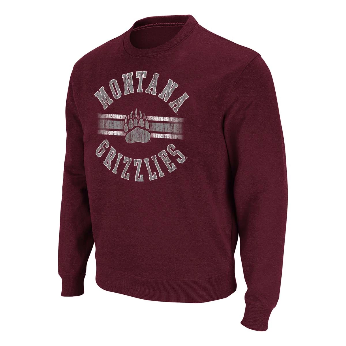 Colosseum Montana Grizzlies Now 22 Crewneck Sweatshirt Maroon 2 Colosseum Montana Grizzlies Now 22 Crewneck Sweatshirt Maroon - Image 2