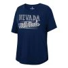 Colosseum Women's Nevada Wolf Pack Reporter T-Shirt Navy
