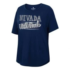 Colosseum Women's Nevada Wolf Pack Reporter T-Shirt Navy