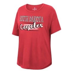 Colosseum Women's South Dakota Coyotes Reporter T-Shirt Red 5 Colosseum Women's South Dakota Coyotes Reporter T-Shirt Red -Colosseum Sales Shop unnamed file 1477