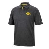 Colosseum Iowa Hawkeyes Tournament Polo Black