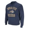 Colosseum Montana State Bobcats Now 22 Crewneck Sweatshirt Navy