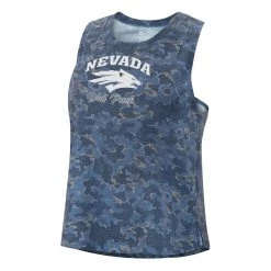 Colosseum Women's Nevada Wolf Pack Bunny Tank Navy