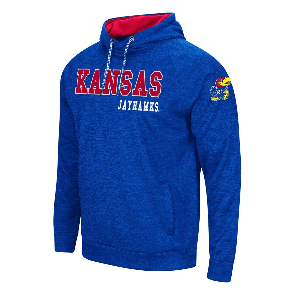 Colosseum Kansas Jayhawks Cyber 21 Hoodie Royal 2 Colosseum Kansas Jayhawks Cyber 21 Hoodie Royal - Image 2