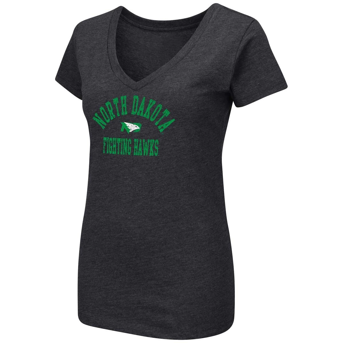 Colosseum Women's North Dakota Fighting Hawks Playbook T-Shirt Black 2 Colosseum Women's North Dakota Fighting Hawks Playbook T-Shirt Black - Image 2