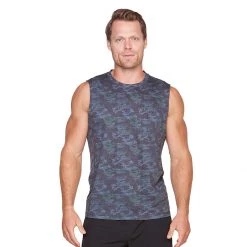 Men's Colosseum Bruno Tank Top Smoked Pearl