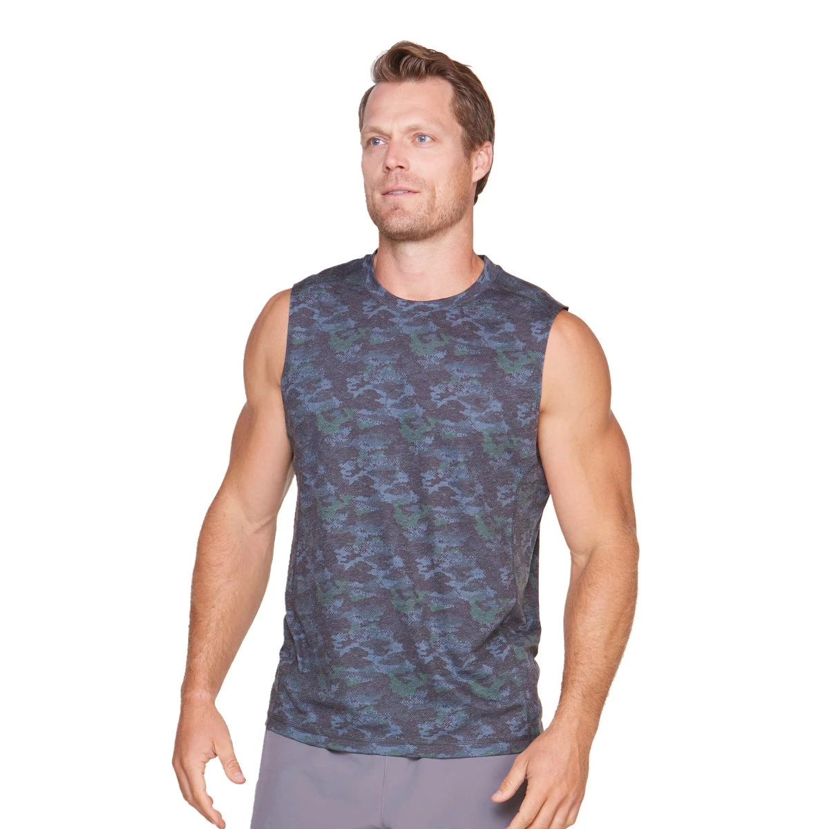 Men's Colosseum Bruno Tank Top Smoked Pearl 2 Men's Colosseum Bruno Tank Top Smoked Pearl - Image 2