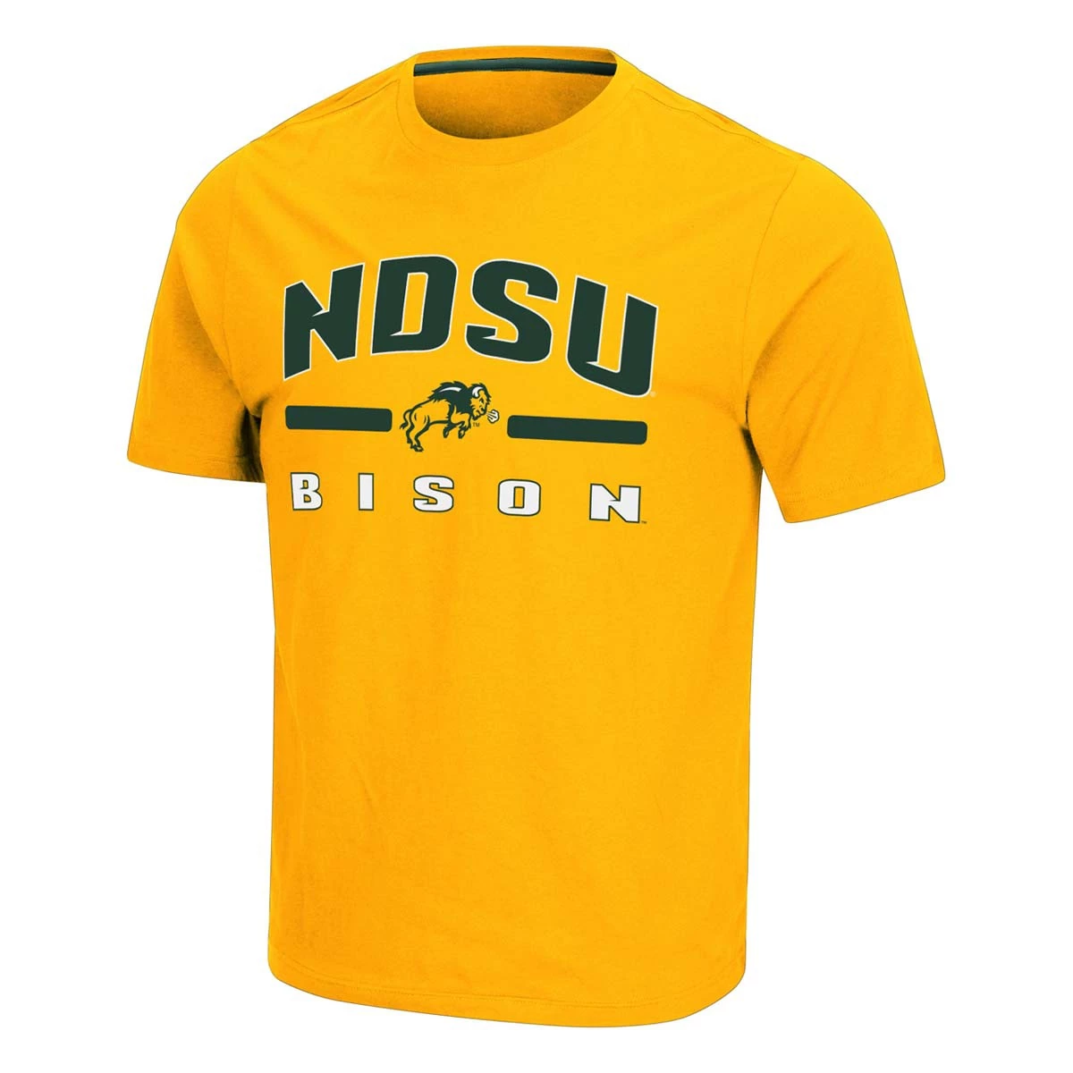 Colosseum North Dakota State Bison McFly T-Shirt Gold 3 Colosseum North Dakota State Bison McFly T-Shirt Gold - Image 3