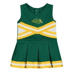 Colosseum Infant Girls' North Dakota State Bison Carousel Cheer Set Green