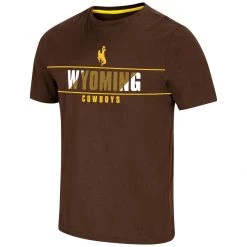 Colosseum Wyoming Cowboys Hungus T-Shirt Brown