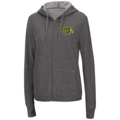 Colosseum Women's North Dakota State Bison Serenity Hoodie Grey