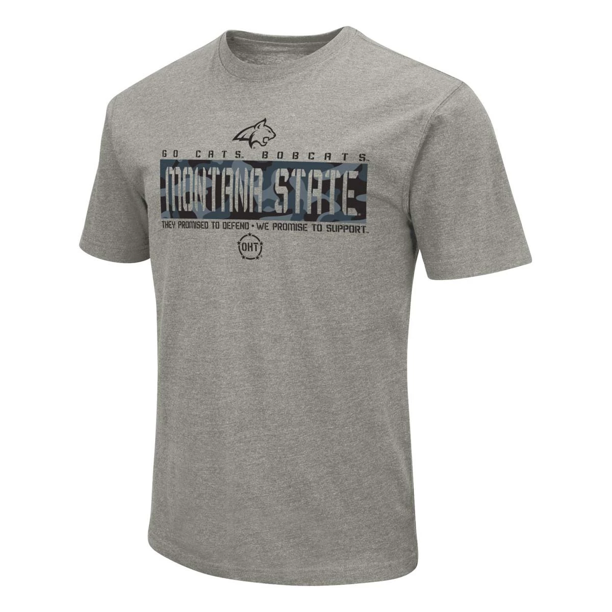 Colosseum Montana State Bobcats Operation Hat Trick Yorktown T-Shirt Grey Heather 1 Colosseum Montana State Bobcats Operation Hat Trick Yorktown T-Shirt Grey Heather
