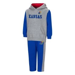 Colosseum Infant Kansas Jayhawks Fleece Set Royal