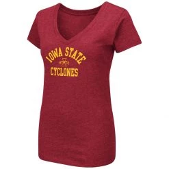 Colosseum Women's Iowa State Cyclones Playbook T-Shirt Cardinal -Colosseum Sales Shop unnamed file 1604