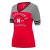 Colosseum Women's Nebraska Cornhuskers Ty T-Shirt Red