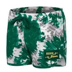 Colosseum Girls' North Dakota State Bison Disappear Shorts Green