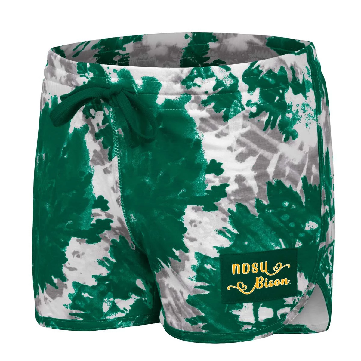 Colosseum Girls' North Dakota State Bison Disappear Shorts Green 1 Colosseum Girls' North Dakota State Bison Disappear Shorts Green