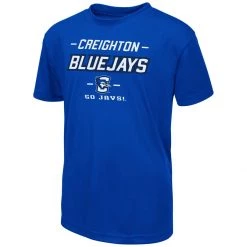 Colosseum Kids' Creighton Bluejays Trail T-Shirt Royal