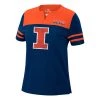 Colosseum Women's Illinois Fighting Illini Dinner Party T-Shirt Navy