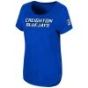 Colosseum Women's Creighton Bluejays Down To River T-Shirt Royal