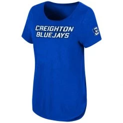 Colosseum Women's Creighton Bluejays Down To River T-Shirt Royal
