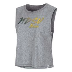 Colosseum Women's North Dakota State Bison Coolness Tank Heather Grey