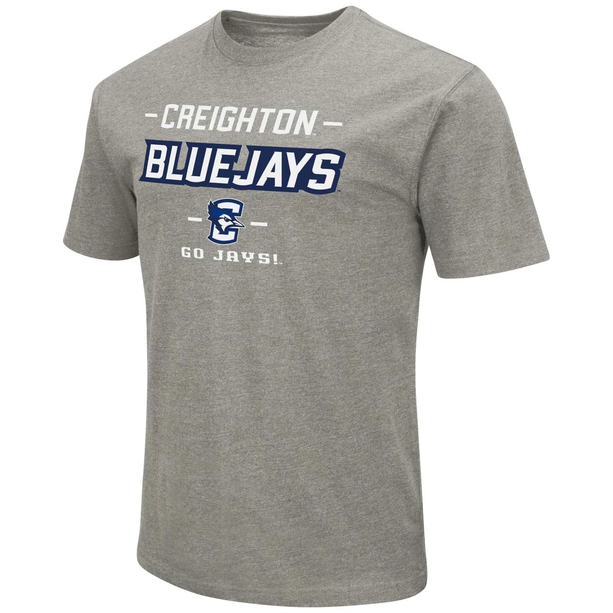 Colosseum Creighton Bluejays Playbook T-Shirt Heather Grey 1 Colosseum Creighton Bluejays Playbook T-Shirt Heather Grey